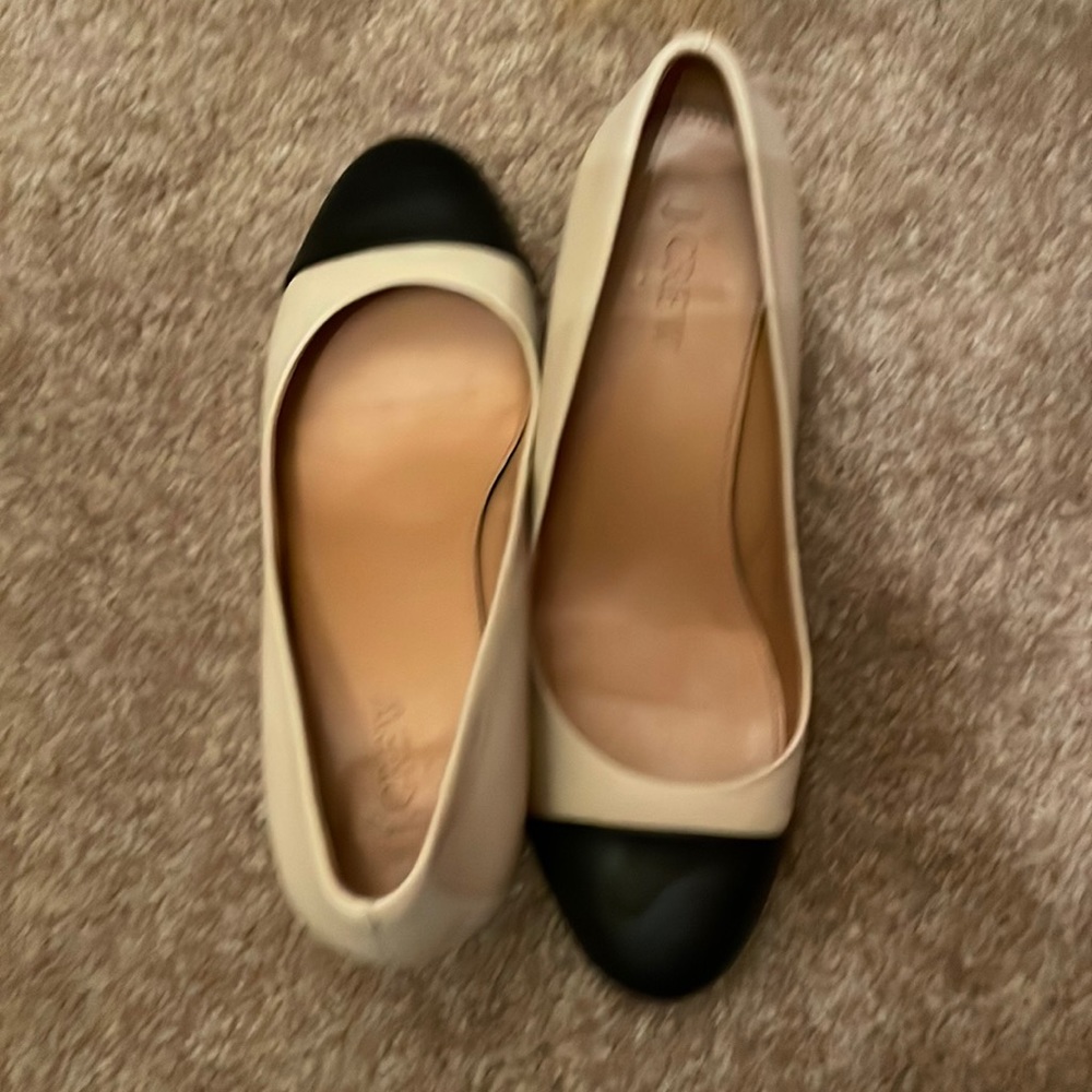 EUC J. Crew Factory block heel pumps, size 7.5